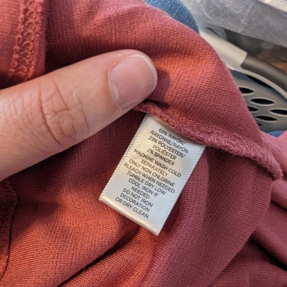 Loft Cold Shoulder Long Sleeve Top Sz XL - Picture 10 of 11